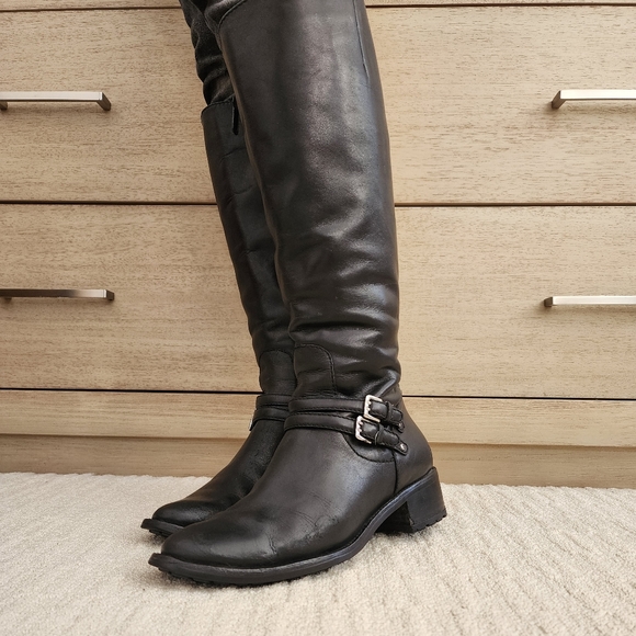 Cole Haan Tall Leather Boots Size 7.5 - Picture 6 of 13